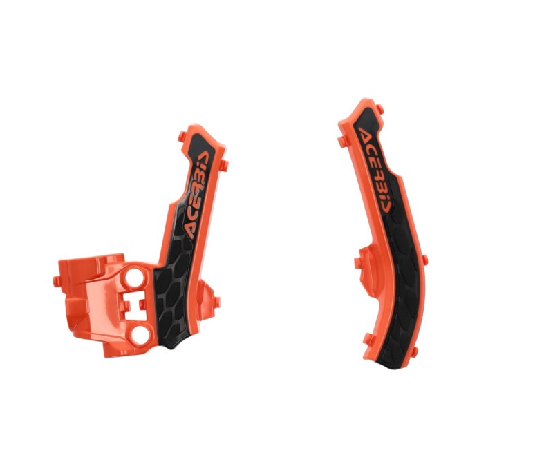 Acerbis X-Grip Frame Guards for KTM 50 SX, Husqvarna TC50 and More - Part Number ACB2979615225