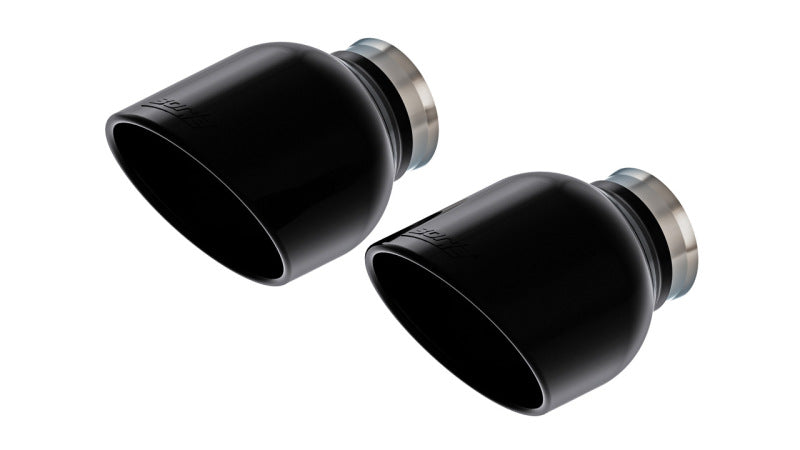 Borla 60729BC 5-Inch Black Chrome T-304 Stainless Steel Exhaust Tips for Dodge Charger, Chrysler 300C and Dodge Durango V8