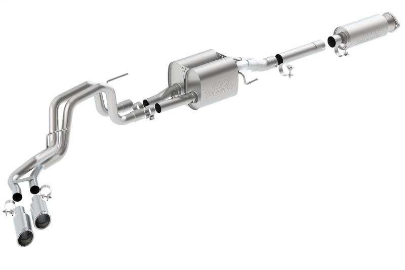 Borla 140404 Touring Cat-Back Exhaust System for 2010-2014 Ford F-150 SVT Raptor 6.2L V8