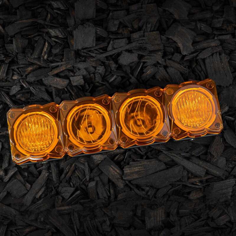 KC HiLiTES FLEX ERA LED Light Bar 10-Inch Amber Light Shield KCL5333