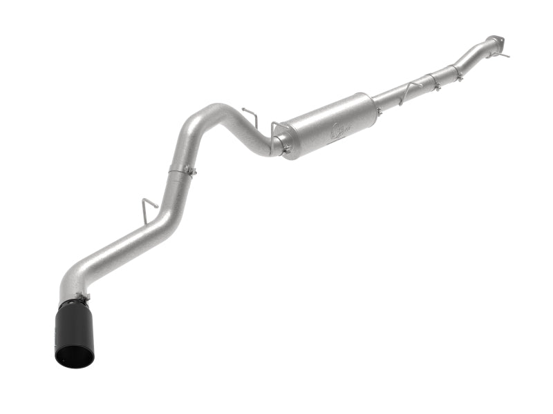 aFe Apollo GT Series 4-Inch 409 Stainless Steel Cat-Back Exhaust with Black Tip, Part Number 49-44123-B
