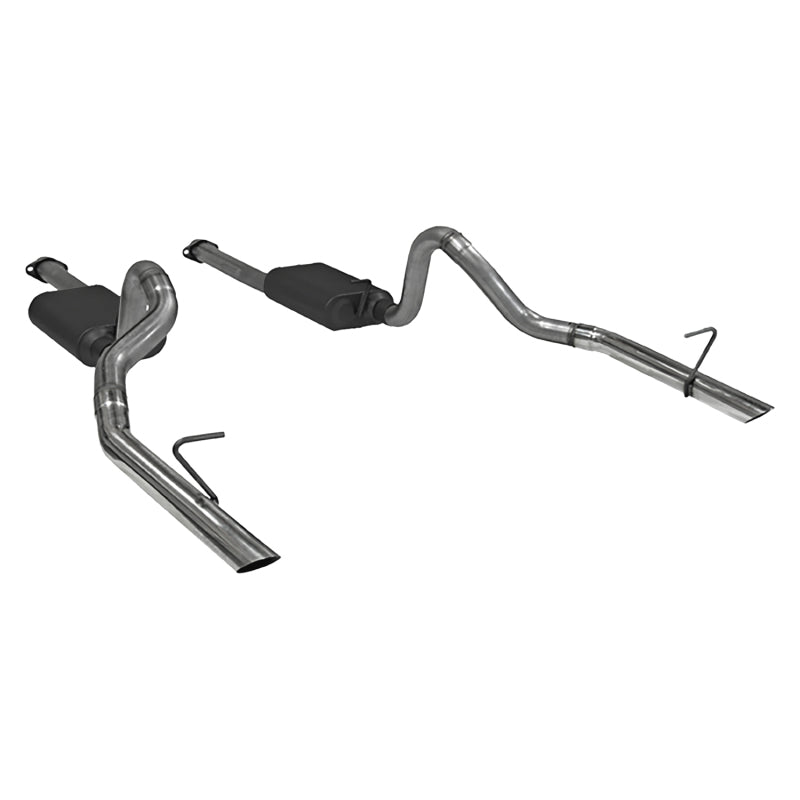 Flowmaster American Thunder SS Cat-Back Exhaust System for 1986-1993 Ford Mustang 5.0L LX and GT Models