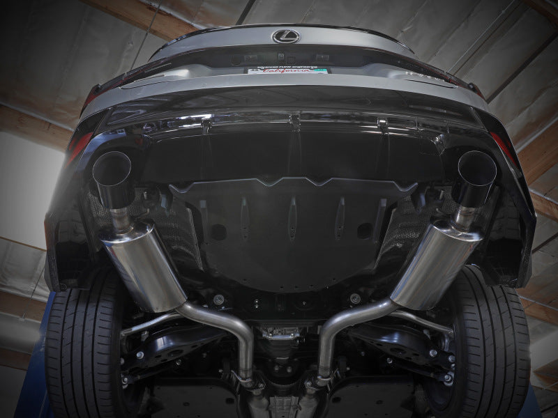aFe Takeda 49-36060-B Axle-Back Exhaust System with Black Tips for 2014-2023 Lexus IS350 3.5L V6