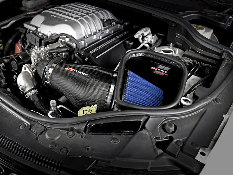 aFe Track Series Carbon Fiber Pro 5R Intake System, Part Number 57-10002R, for 2018 Jeep Grand Cherokee Trackhawk 6.2L V8 Supercharged