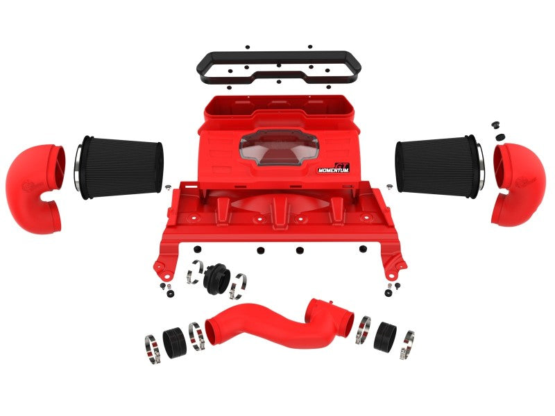 aFe Momentum GT Red Cold Air Intake with Pro 5R Filter for 2021–2024 Ram 1500 TRX 6.2L V8 – Part Number 50-70075KR