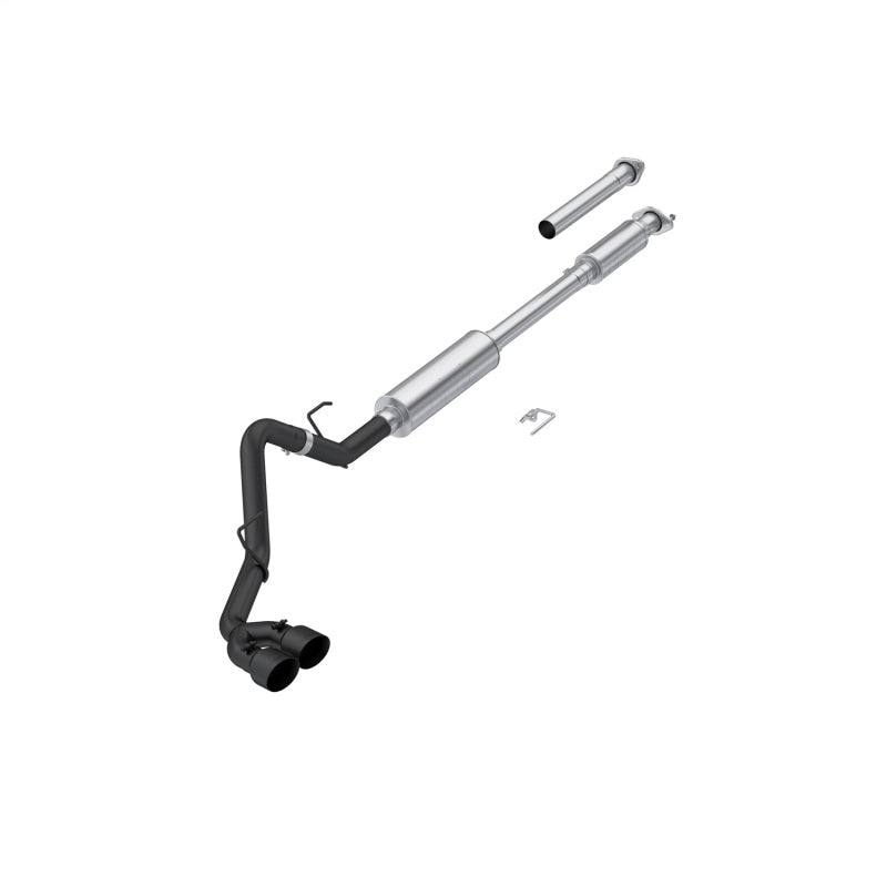 MBRP Armor BLK 3-Inch Cat-Back Exhaust System for Ford F-150 (Part Number: S5281BLK)