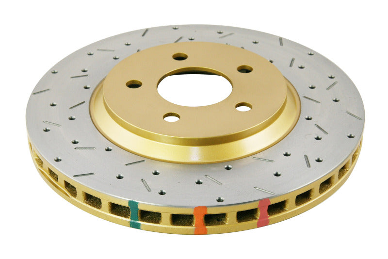 DBA 42113XS 4000 Series XS Front Drilled and Slotted Brake Rotor for Ford Mustang