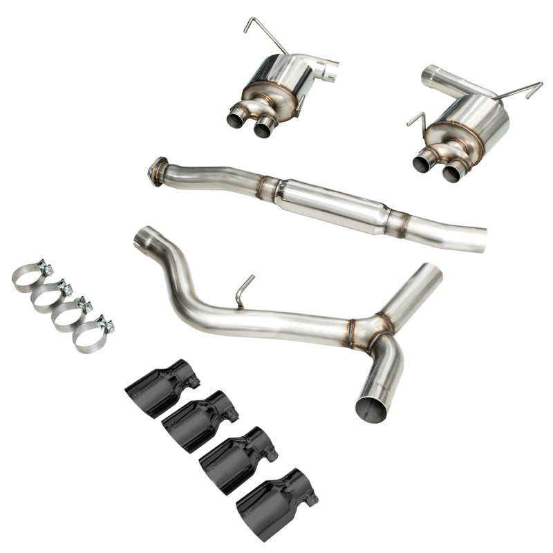AWE Tuning Subaru 15+ WRX VA Sedan Touring Edition Exhaust - Diamond Black Tips (102mm)