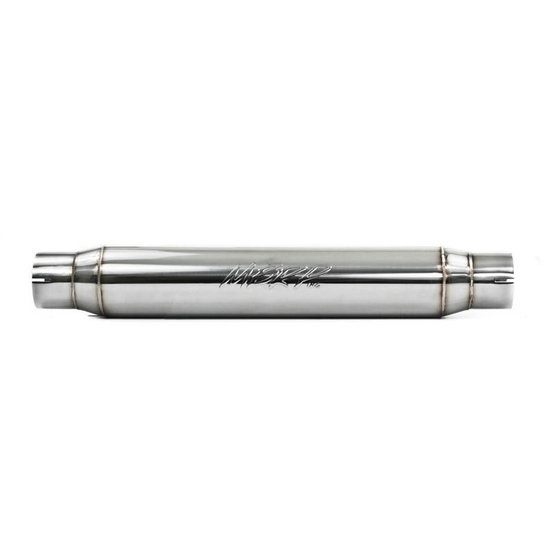 MBRP Armor Pro Universal Resonator mbrpR1017, 3-Inch Inlet/Outlet, T304 Stainless Steel