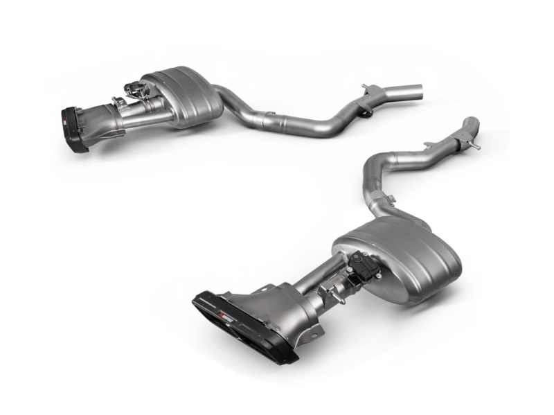 Akrapovic Titanium Slip-On Exhaust for 2024-2026 Mercedes-Benz CLE 53 4MATIC Coupe and Cabriolet