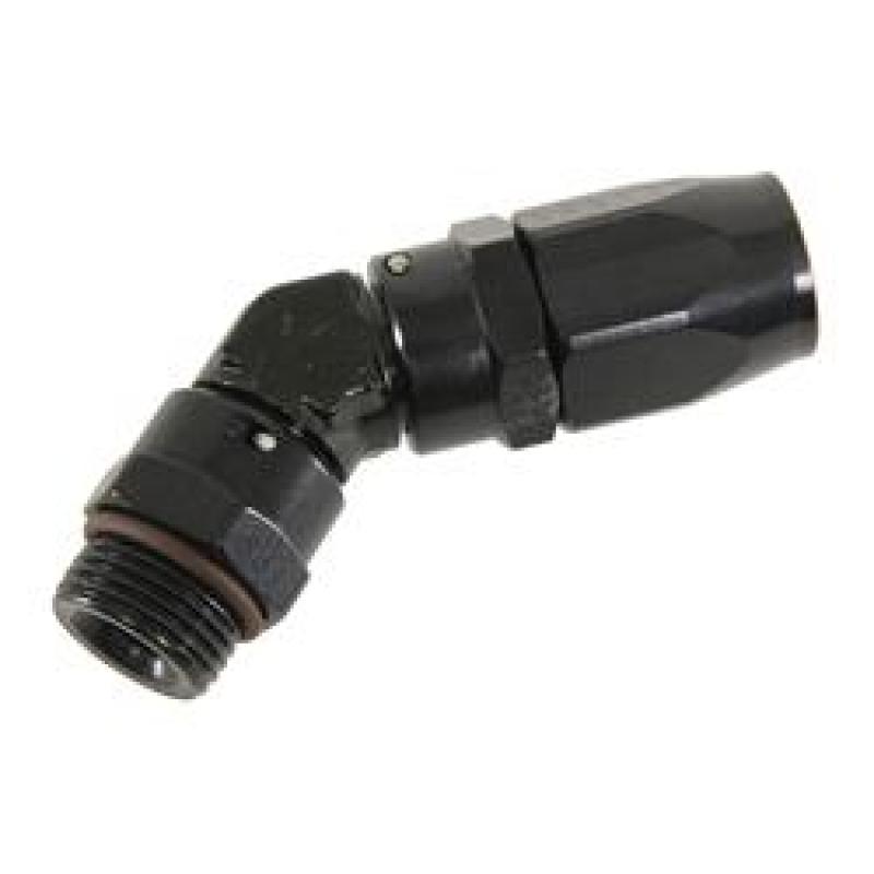 Fragola fra184568-BL -6AN x 45-Degree x 3/4-16 (8) Black Hose End