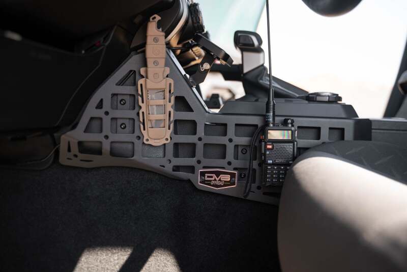 DV8 Offroad Center Console Molle Panels and Digital Device Mount for 2024-2025 Toyota Tacoma, Part Number dveCCT1-02