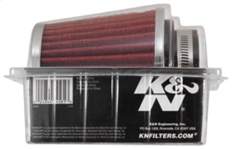 K&N Engineering RG-1003RD-L Universal Chrome Air Filter with Adjustable Flange