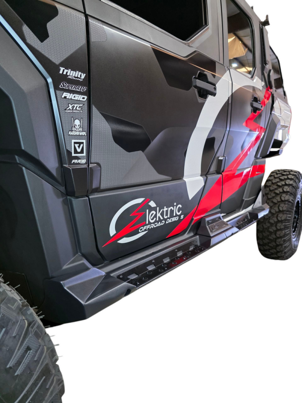 Elektric Offroad Volt Series Rock Sliders for 2024 Polaris Xpedition ADV 5 & XP 5 – 4-Seat Models