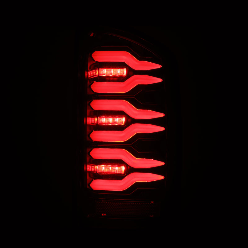 AlphaRex LUXX-Series LED Tail Lights Alpha-Black for 2002-2006 Dodge Ram 1500 and 2003-2006 Ram 2500/3500, Part ARX641020