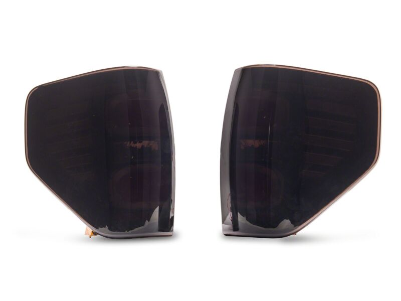 Raxiom Ford F-150 Styleside Axial Series LED Tail Lights with Black Housing and Smoked Lens – Part T582534