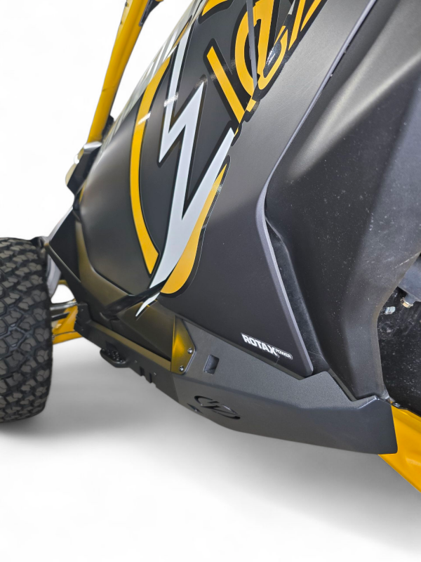 Elektric Offroad Volt Series Rocker Guards for 2024+ Can-Am Maverick R – Side-Impact Protection with Built-In Step Plate