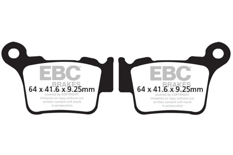 EBC Powersports MXS368 MXS Off-Road Race Sintered Brake Pads