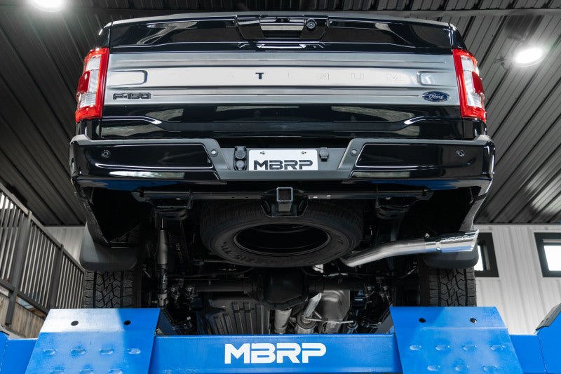 MBRP Armor Lite Resonator-Back Exhaust System S5221AL for 2021-2022 Ford F-150 PowerBoost Hybrid