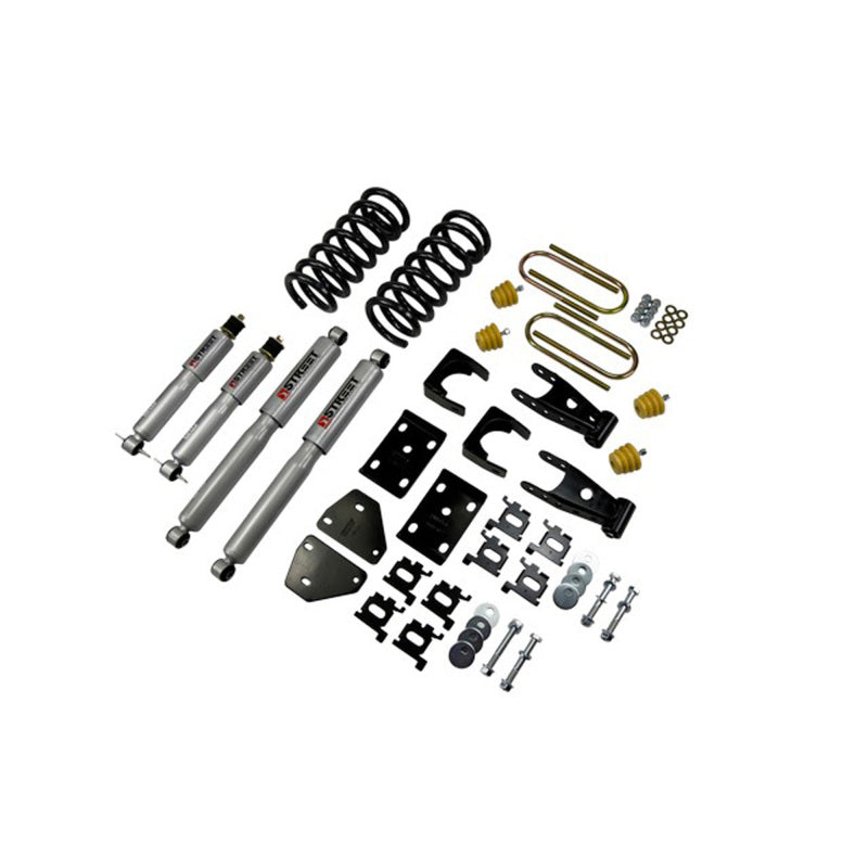 Belltech Lowering Kit with Street Performance Shocks for 2002–2005 Dodge Ram 1500 Standard Cab, Part Number bel811SP