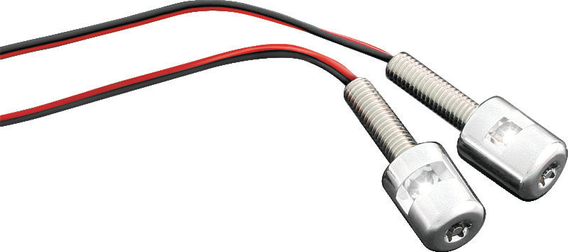 Kuryakyn LED License Plate Bolt Lights, Chrome - 9199