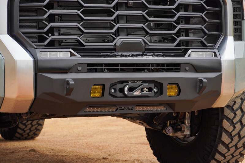 DV8 Offroad Centric Series Front Bumper for 2022-2025 Toyota Tundra, Part Number dveFBTT2-05