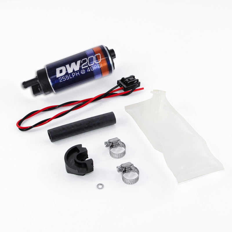 DeatschWerks DWK9-201-1024 DW200 255 LPH In-Tank Fuel Pump with Install Kit for Nissan 240SX, Silvia, and Skyline