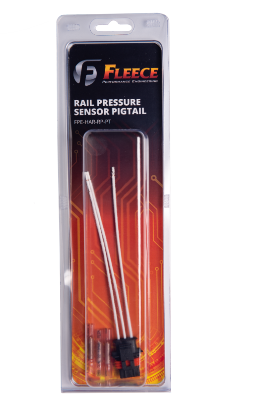 Fleece Performance fpeFPE-HAR-RP-PT Universal Rail Pressure Sensor Connector with 6-Inch Pigtail