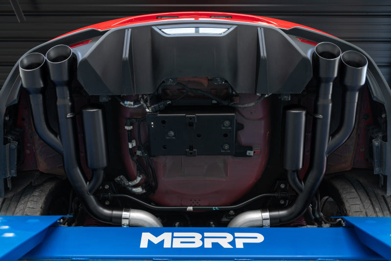 MBRP Armor BLK Cat-Back Exhaust System mbrpS7207BLK for 2018-2022 Ford Mustang GT 5.0L