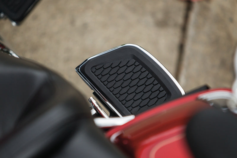 Kuryakyn Hex Passenger Board Inserts Chrome - Part KUR5902