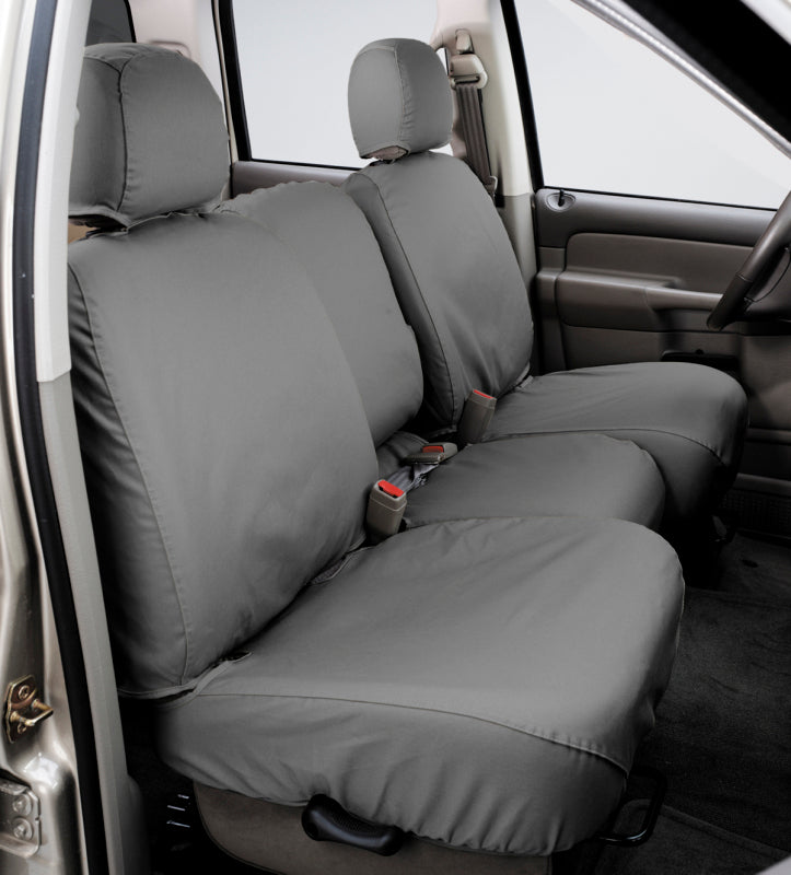 Covercraft 05-15 Toyota Tacoma Polycotton SeatSaver Custom Front Row Seat Covers - Grey