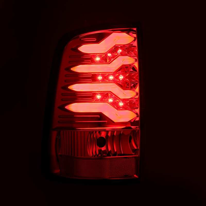 AlphaRex PRO-Series LED Tail Lights Red Smoke for 2009–2018 Dodge Ram 1500 and Ram 2500, Part ARX640020