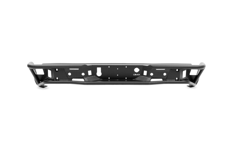 DV8 Offroad Tube Rear Bumper for 2019–2025 Chevy Silverado and GMC Sierra 1500, Part Number dveRBCS1-04