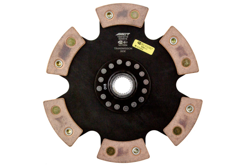 ACT 6240018 6-Pad Rigid Race Clutch Disc for Select Subaru Legacy Applications