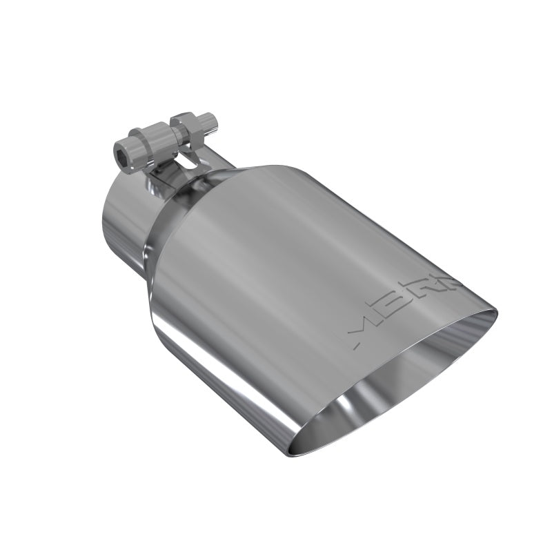 MBRP T5123 Armor Pro Universal Angled Exhaust Tip, 2.5-Inch Inlet, 4-Inch Outlet