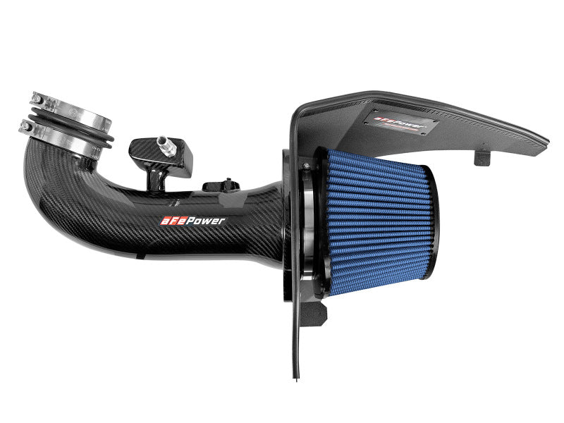 aFe Track Series Carbon Fiber Pro 5R Cold Air Intake System for 2016-2024 Chevrolet Camaro SS 6.2L V8 - Part 57-10005R