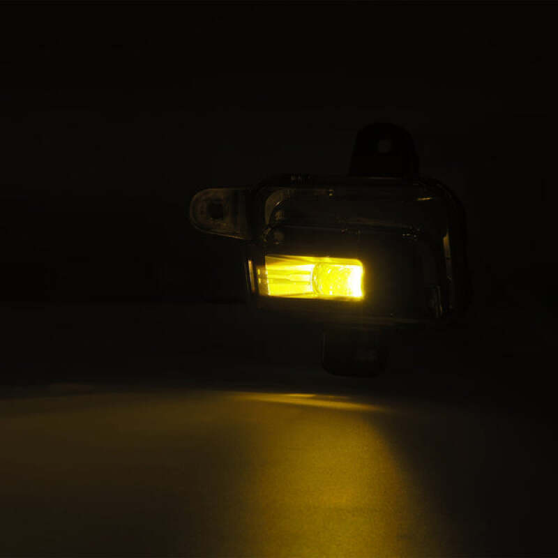 AlphaRex ARX210021 LED Fog Lights for 2022–2025 GMC Sierra 1500, White/Amber