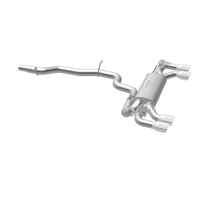 MagnaFlow Sys C/B 2015 Volkswagen Golf R 3in Polished SS Quad Tip Split Rear Exit