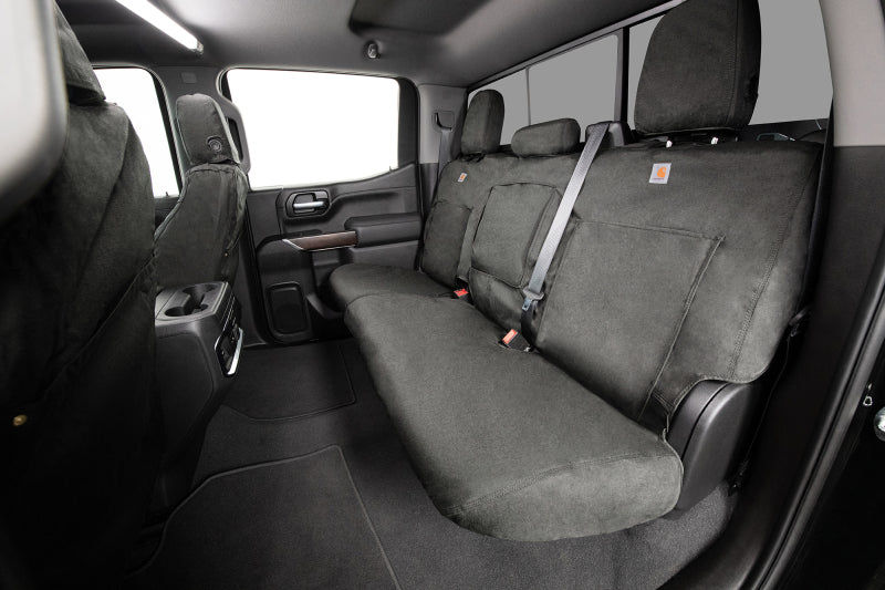 Covercraft Carhartt Super Dux SeatSaver Second Row Custom Seat Cover for Ford F-250, F-350, and F-450 (2019 Models) - Gravel