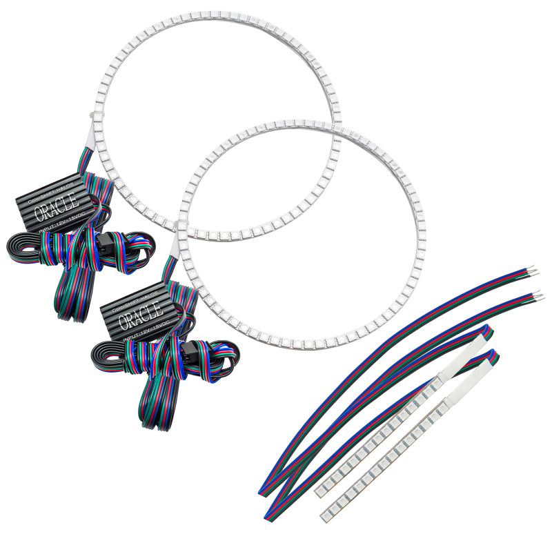 Oracle 21-22 Ford Bronco Headlight Halo Kit w/DRL Bar - Base Headlights -w/No Controller NO RETURNS