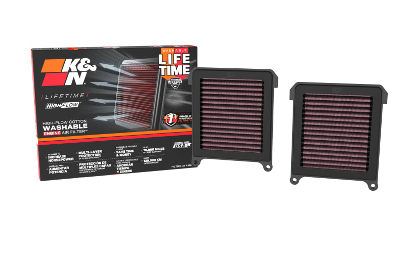 K&N Engineering HA-1120 High-Flow Air Filter for Honda CRF1100L Africa Twin