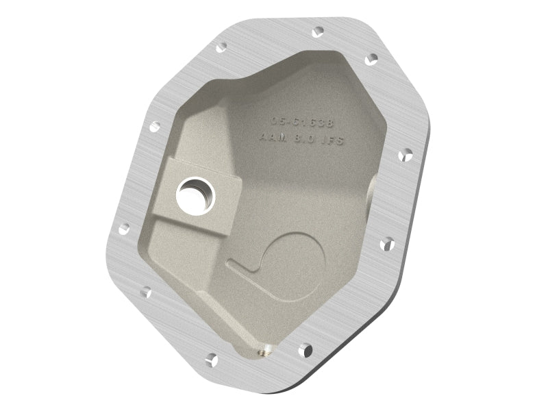 aFe Street Series Front Differential Cover Black with Machined Fins, AFE46-71430B, for 2019–2026 GM Trucks and SUVs