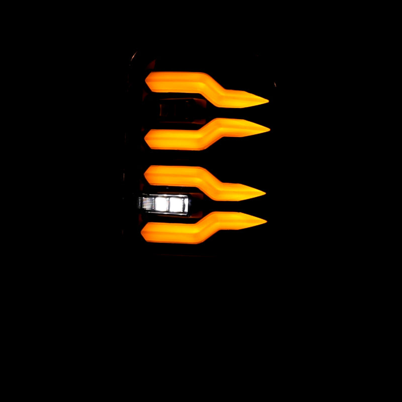 AlphaRex LUXX-Series LED Tail Lights for 1994-2001 Dodge Ram 1500, 2500 and 3500 - Black