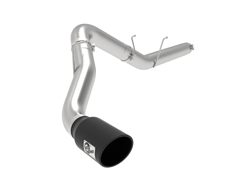aFe ATLAS 5-Inch Aluminized Steel DPF-Back Exhaust System with Black Tip, Part Number 49-02075-B, for 2019-2026 Ram Diesel Trucks