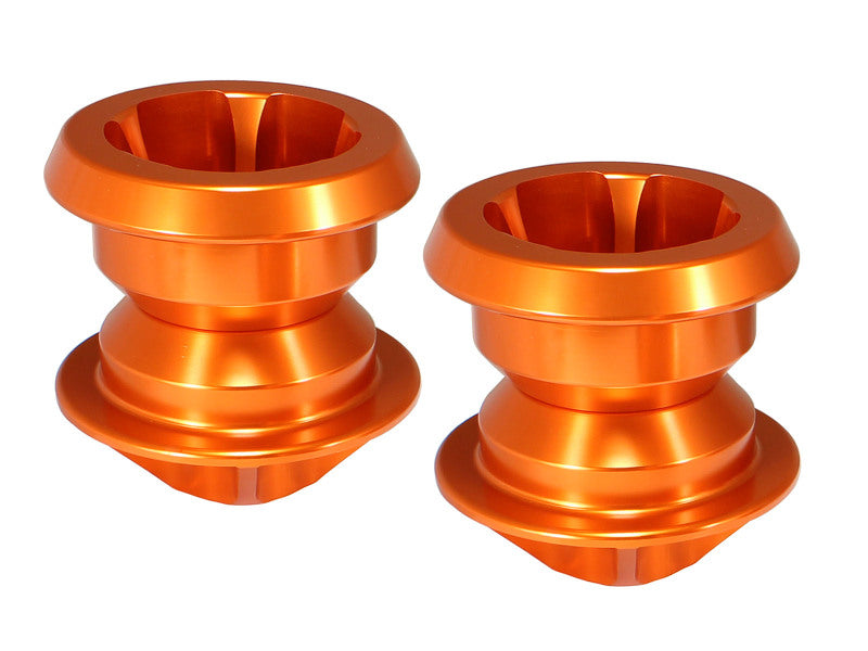 aFe Control PFADT Series Solid Rear Subframe Mount Set for 2010-2014 Chevrolet Camaro V6/V8 - Orange