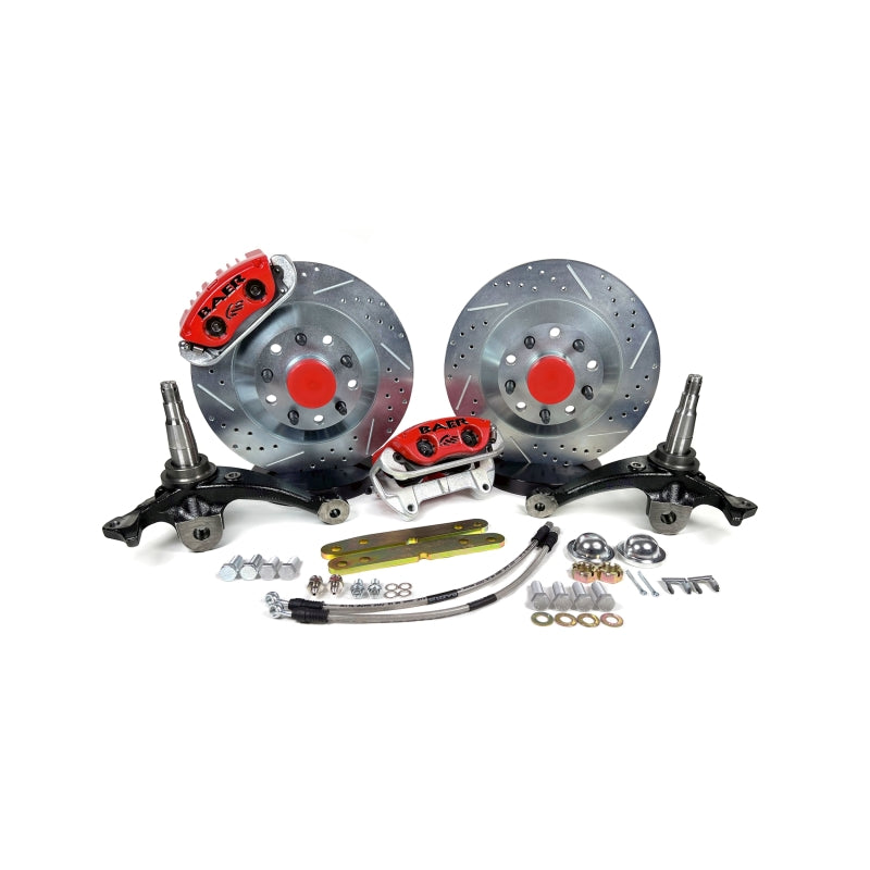 Baer Brakes 82-92 Chevrolet Camaro/Pontiac Firebird 13-inch Classic Series Front Brake Kit - Red
