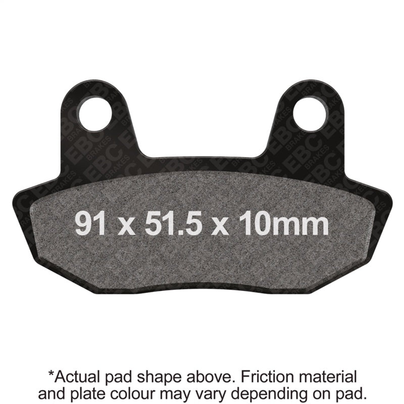 EBC Powersports FA90 Organic Front Brake Pads for Select Honda Motorcycles
