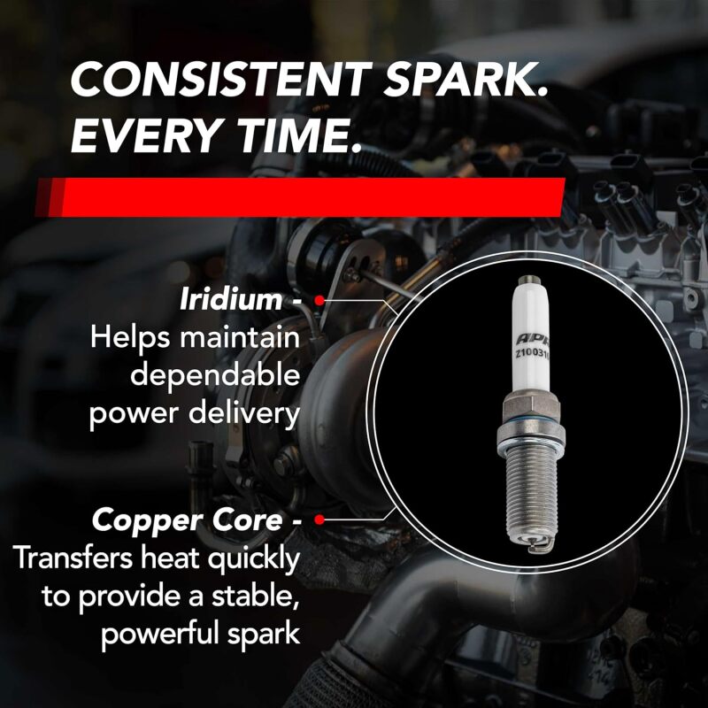 APR Iridium Pro Spark Plug EA888.3/4/EA855.2/EA824 - Heat Range 9, 14mm Thread, 26.5mm Reach