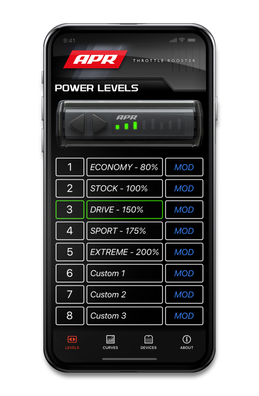 APR Throttle Booster for VW, Audi, Bentley, Lamborghini, Porsche with Wireless Controller & Bluetooth App