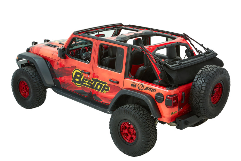 Bestop Trektop Ultra for Jeep Wrangler JL 4-Door – Premium Black Twill